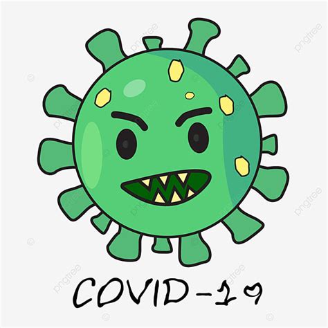 Covid 19 Clipart Transparent Background, Covid 19 Virus Cartoon, Covid ...