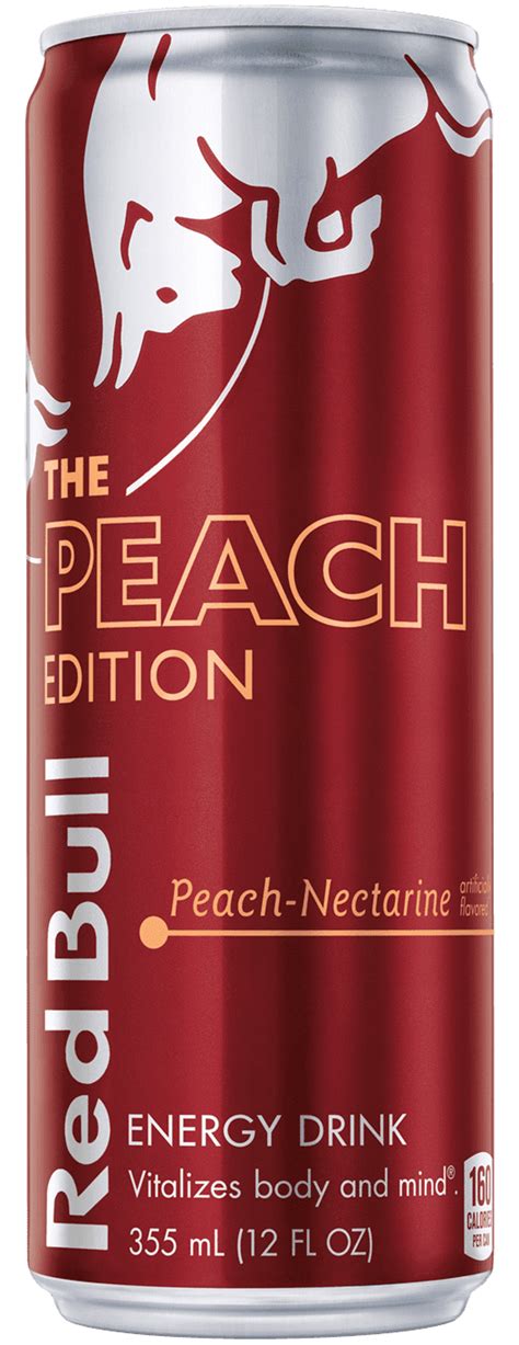 (1 Can) Red Bull Energy Drink Peach Edition, Peach-Nectarine, 12 fl oz ...