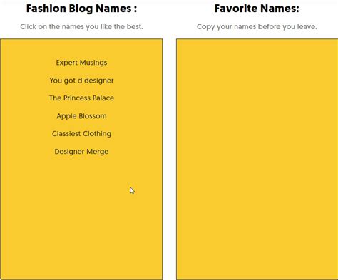 Fashion Blog Name Generator | 1000+ Good Fashion Blog Name Ideas