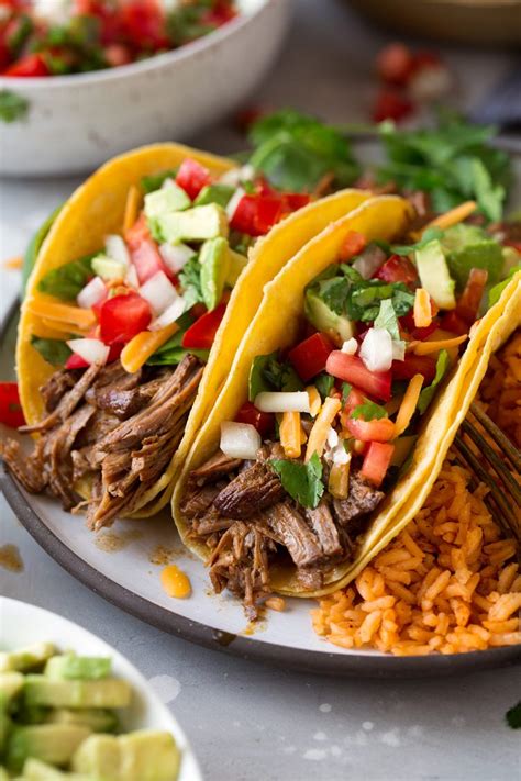 Slow Cooker Shredded Beef Tacos - Cooking Classy