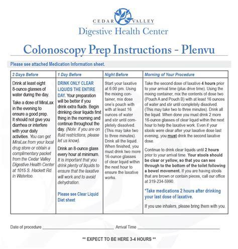 How to prepare for your colonoscopy | Cedar Valley Gastroenterology