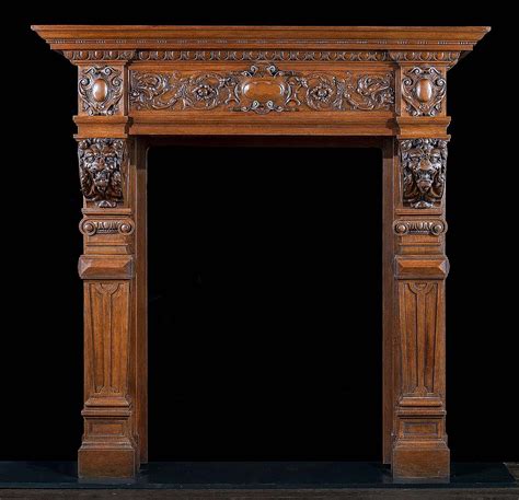 Baroque Antique Wood Fireplace Mantel | Westland Antiques | Antique ...