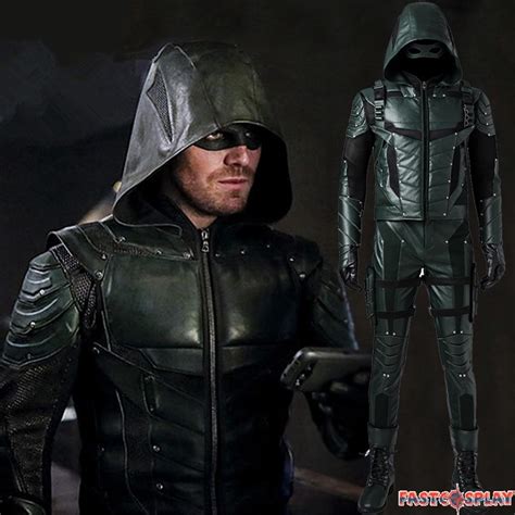 Arrow Season 5 Oliver Queen Arrow Cosplay Costume