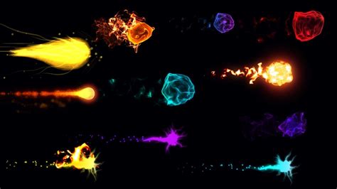 Projectile Fireball Ball Particle Explosion Effects Magic VFX Texture | CGTrader