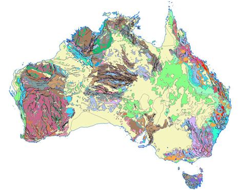 Geology Of Australia Map - Freddy Bernardine