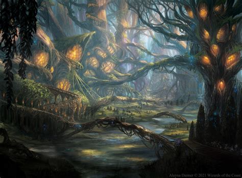 Witherbloom Campus MtG Art from Strixhaven Set by Alayna Danner - Art of Magic: the Gathering