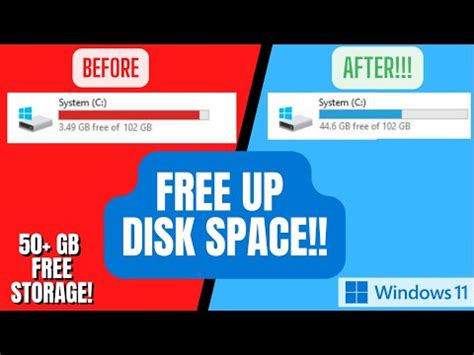 How to free up storage space on windows 11. More than 50+ GB Free! - YouTube