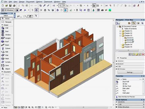 ArchiCAD 12 New Feature Tutorials - 3D Document 3 - YouTube