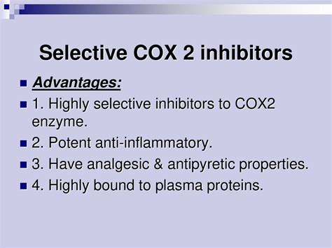 Anti-inflammatory drugs - online presentation