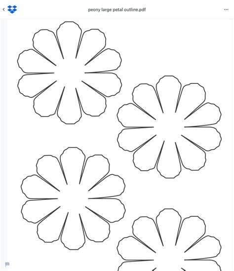 Diy Flower Templates FDB Shape Coloring Pages, Pattern Coloring Pages, Flower Coloring Pages ...