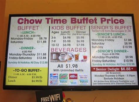 Chow Time Prices Chow Chow, Restaurants, Buffet, Beverages, Lunch, Dinner, Dining, Eat Lunch ...