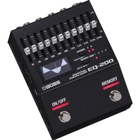 BOSS EQ-200 Graphic Equalizer Pedal for Electric Guitar, EQ-200