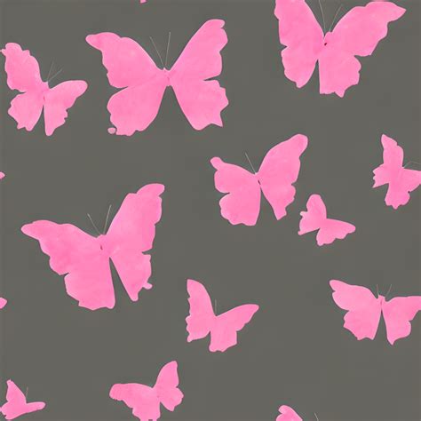 Pink And Black Butterfly Background