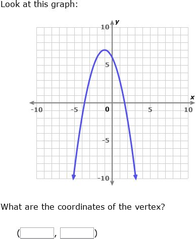 IXL - Characteristics of quadratic functions: graphs (Algebra 1 practice)