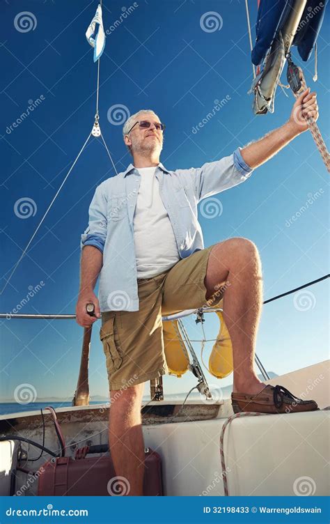 Sailing Man Captain Stock Photos - Image: 32198433