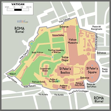 Vatican City Map / Vatican City Map - Romania Maps and Views - Below we have made a handy ...