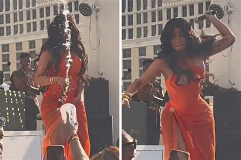 Cardi B Was Splashed By A Drink Thrown By Fan While She Was Performing, So She Fought Back ...