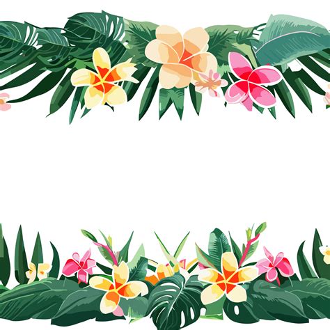 Flower border clipart transparent background 24029799 PNG