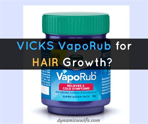 Vicks Vapor Rub for Hair Growth: Does it REALLY Work? | Vicks vapor rub, Vicks vapor, Vicks