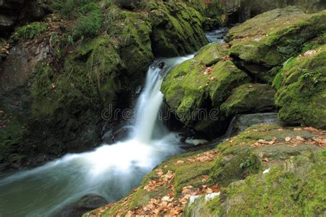 Doubrava waterfall stock photo. Image of gorge, water - 38393138