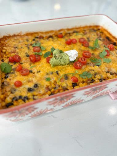 Vegetarian Mexican Casserole - Julia Pacheco