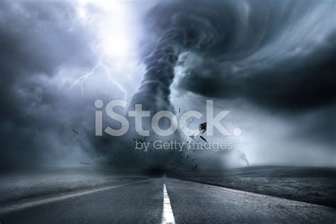 Destructive Powerful Tornado Stock Photo | Royalty-Free | FreeImages