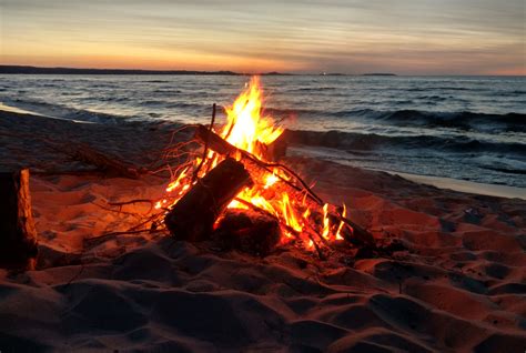 Bonfire Lake Superior | Lake superior, Lake, Beach