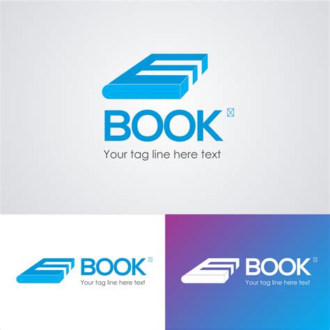 E Book Logo Design Template 323808 Vector Art at Vecteezy