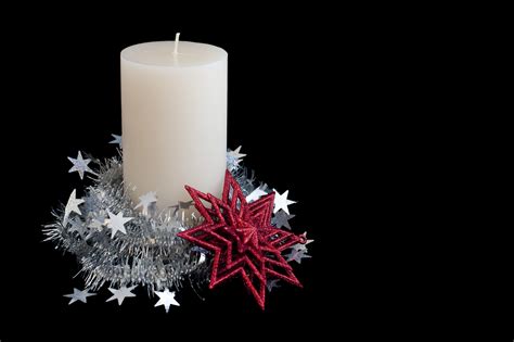 Photo of unlit christmas candle | Free christmas images