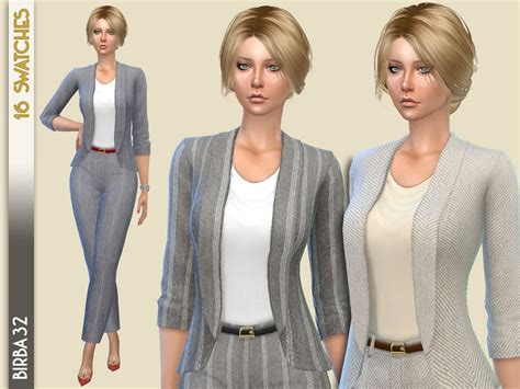 birba32: Stylish jackets for business or formal... | love 4 cc finds | Sims 4 clothing, Sims 4 ...