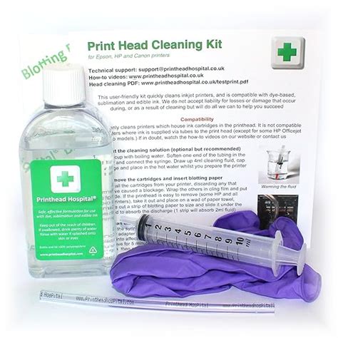 Print Head Cleaning Kit for Epson Printers- 150ml: Amazon.co.uk: Office Products