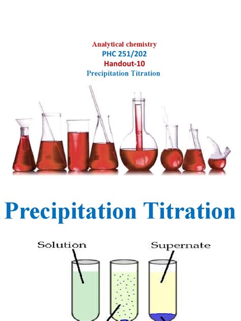 10 Precipitation Titration | PDF | Solubility | Precipitation (Chemistry)