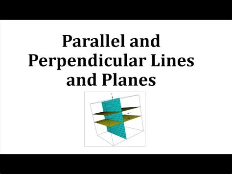 Perpendicular Line