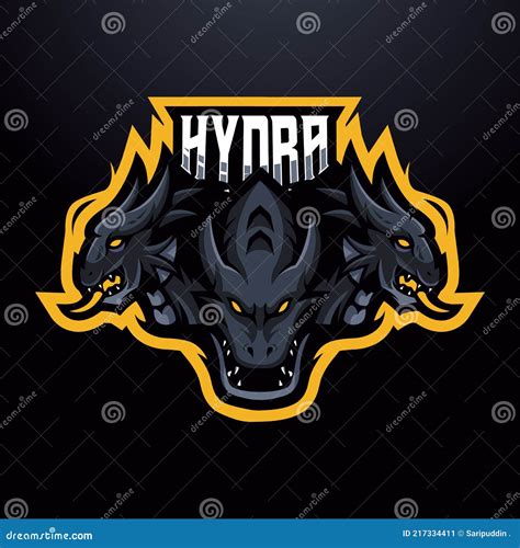 Hydra Esport Mascot Logo Design Vector Illustration | CartoonDealer.com ...