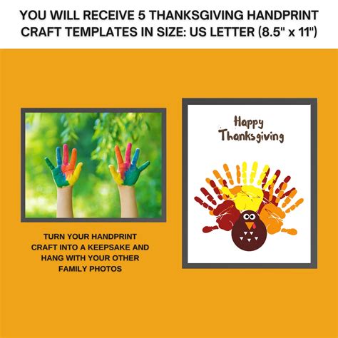 Thanksgiving Handprint Art Thanksgiving Activity Handprint Crafts ...