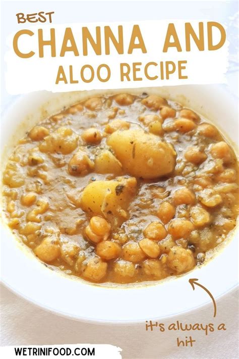 Trinidad Curry Channa and Aloo (Curry Chickpeas and Potato) Recipe ...