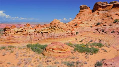 Colorful Rock Formations at Coyote Buttes South Near Kanab Stock Photo - Image of kanab, rock ...