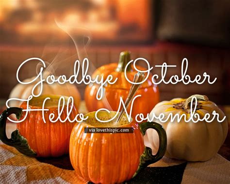 Pumpkin Spice Goodbye October Hello November Pictures, Photos, and ...