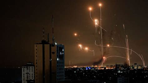 Watch: Israel’s Iron Dome Intercepts Wave of Rockets From Gaza