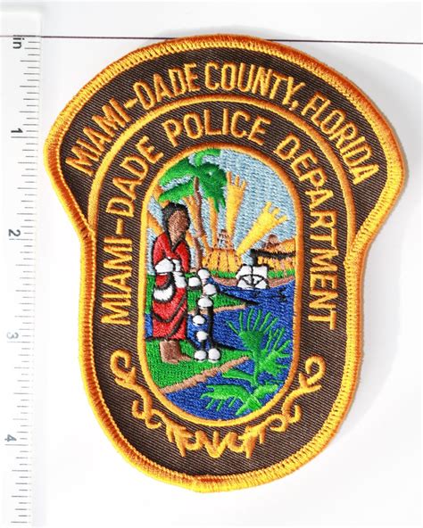 MIAMI DADE FLORIDA POLICE DEPARTMENT PATCH - POLICE BADGE EU