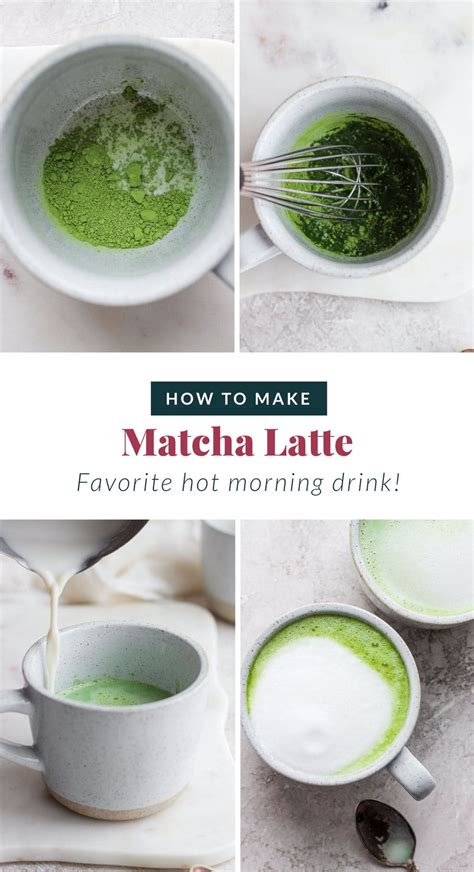 Matcha Latte Recipe (Matcha Green Tea Latte) - Fit Foodie Finds