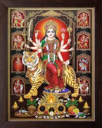 Buy DURGA MAA NAV ROOP PHOTO FRAME | DURGA MAA PHOTO FRAME | DURGA MAA ...