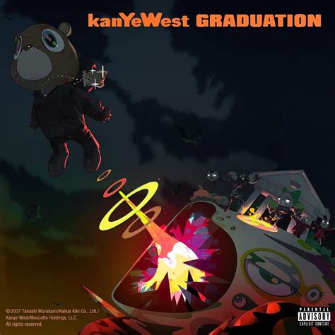 Kanye West Graduation dark cover | Kanye west wallpaper, Cool album ...