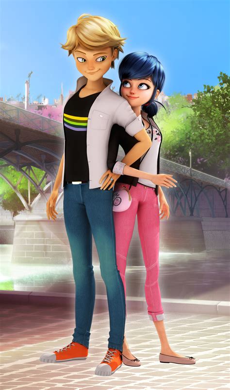 Adrien and Marinette - Miraculous Ladybug foto (40255456) - fanpop