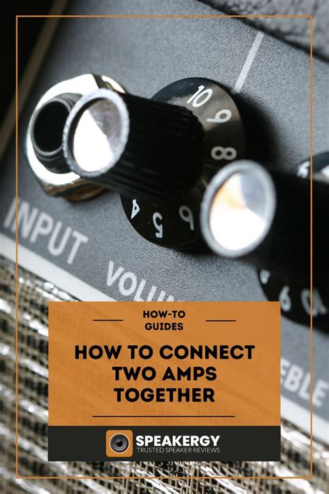 There are many reasons you might want to connect two amplifiers to your ...