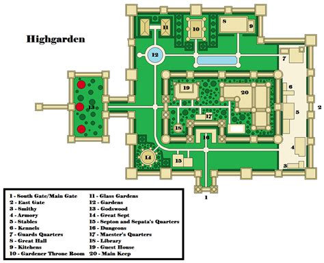 Highgarden Map | Fasci Garden