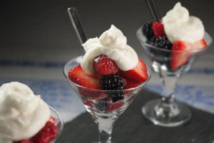 Celebration Berries with Sweet Cream | Sauce and Sensibility