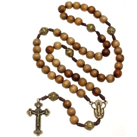 Buy Alexander CastleOur her Solid Wooden Rosary Beads Catholic ...