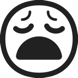 "weary face" Icon - Download for free – Iconduck