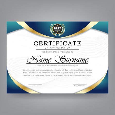 34 Certificate design template ideas in 2021 | certificate design template, certificate design ...